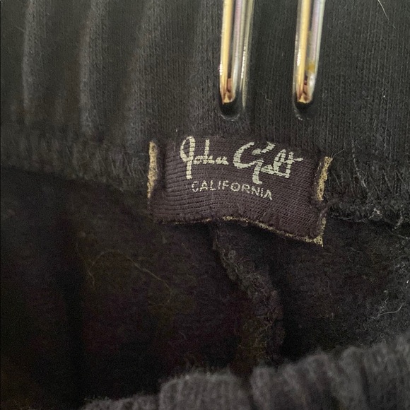 Brandy Melville Blue and Red Joggers with Tapered Ankle - Picture 2 of 7